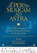                                                                                                                                                                             Festiwal chóralny Per Musicam Ad Astra
                                                                                                                                                                            