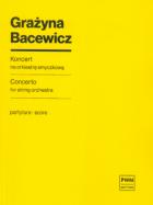                              Koncert na orkiestrę smyczkową
                             